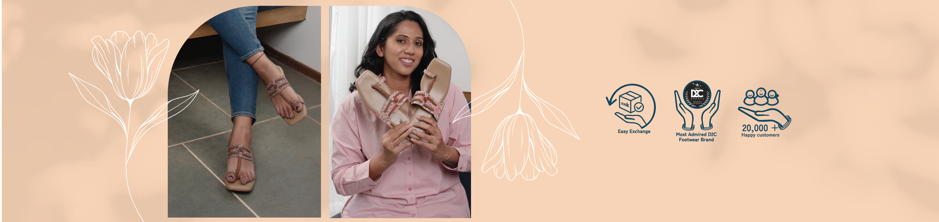 Braided Kolhapuri Chappals