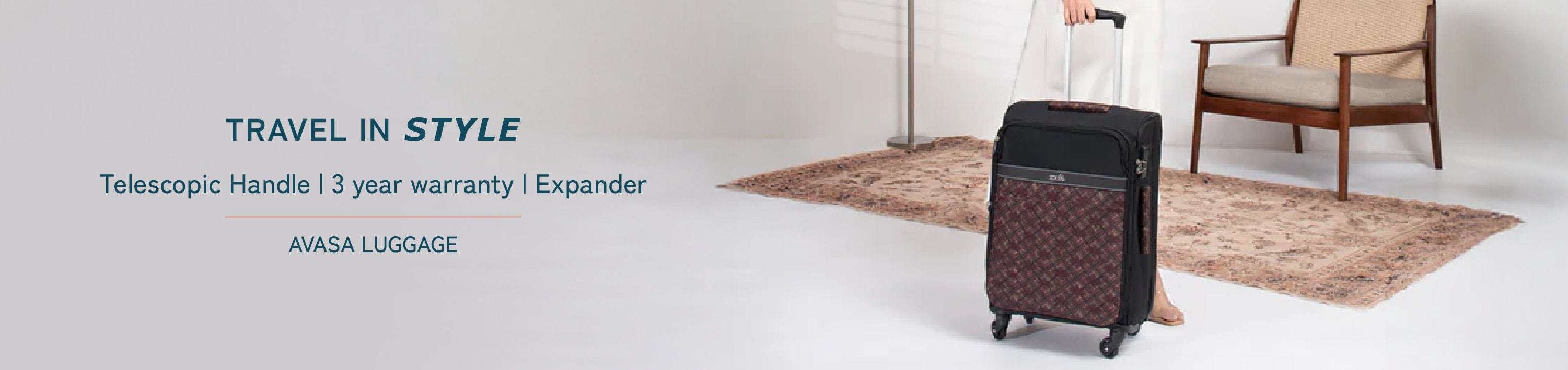 Avasa Luggage (Black)