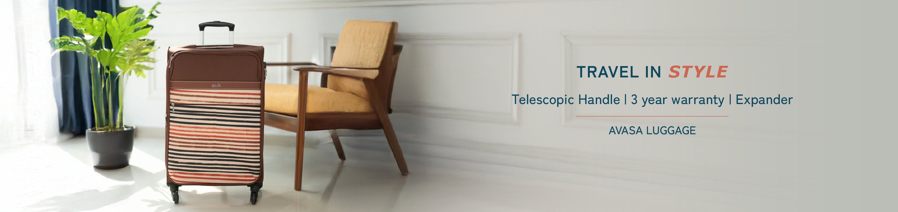 Avasa Luggage (Brown)