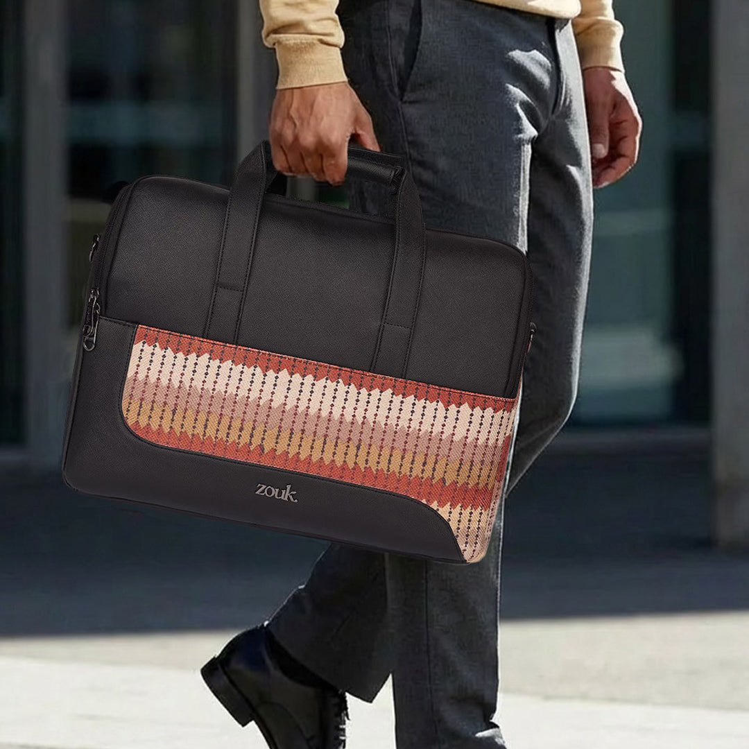 Cochin Cortado Office Laptop Bag (Black)