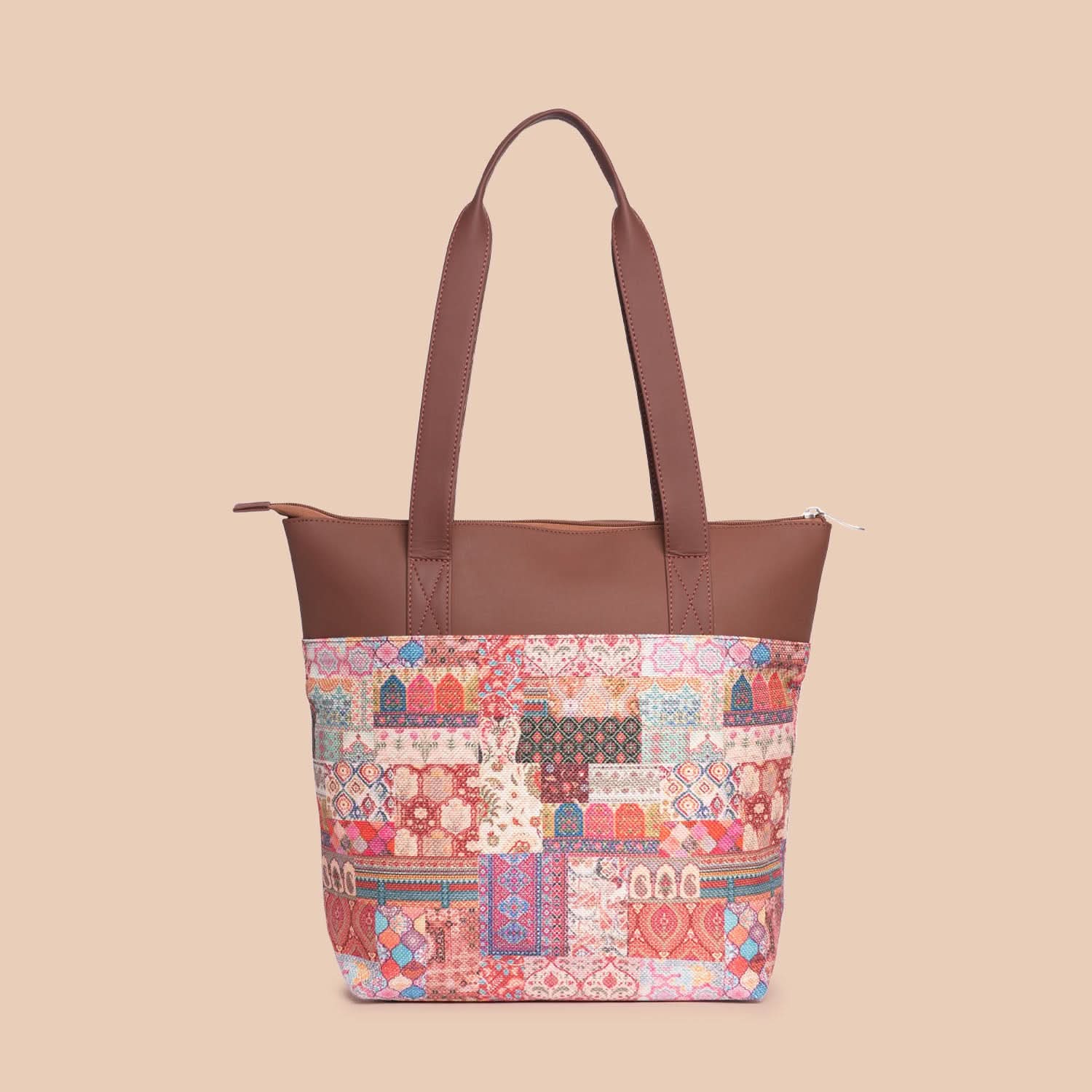 Nawabi Couture & Kutch Gamthi - Classic Business Bag & Everyday Tote Combo