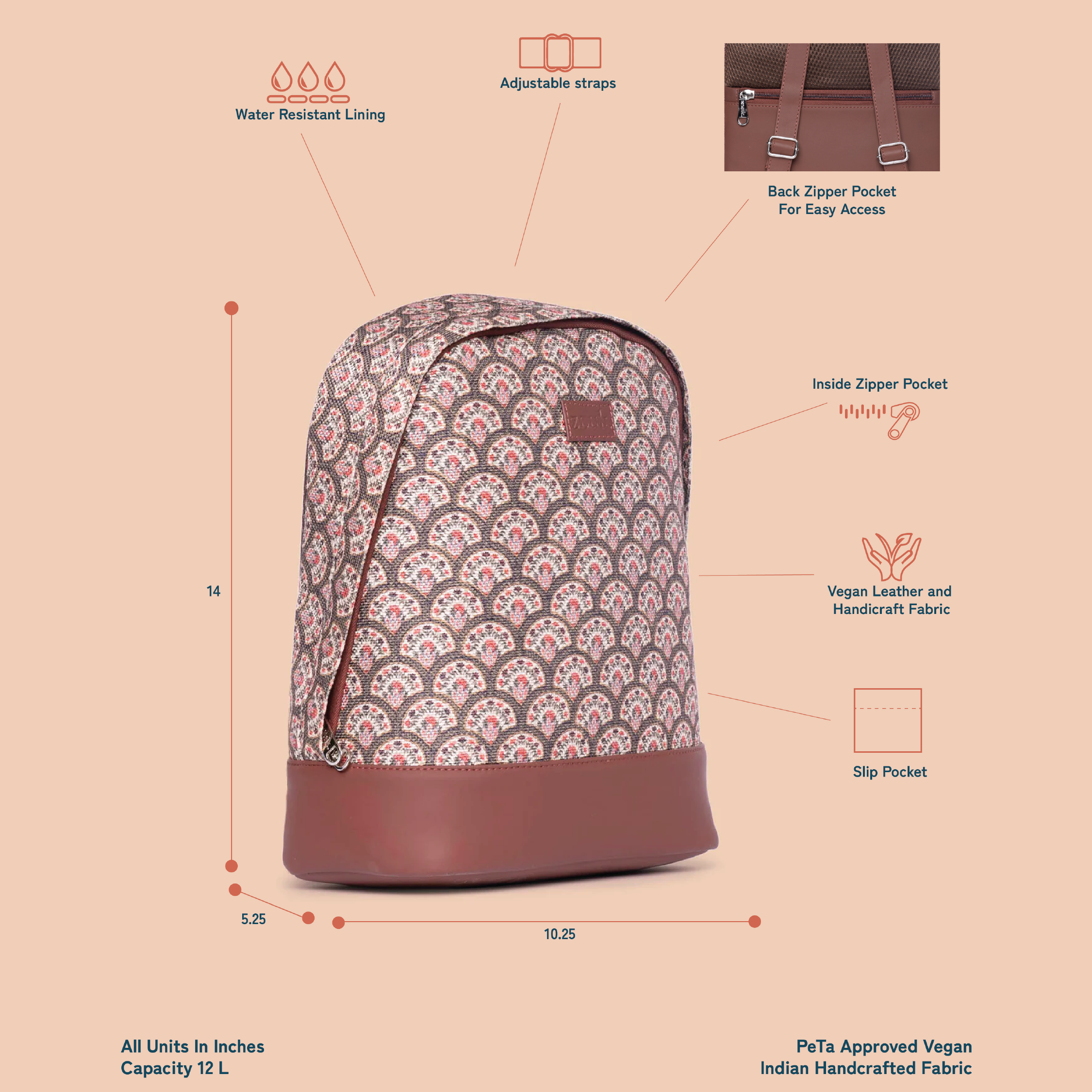 Fatehpur Fresco Dome Daypack