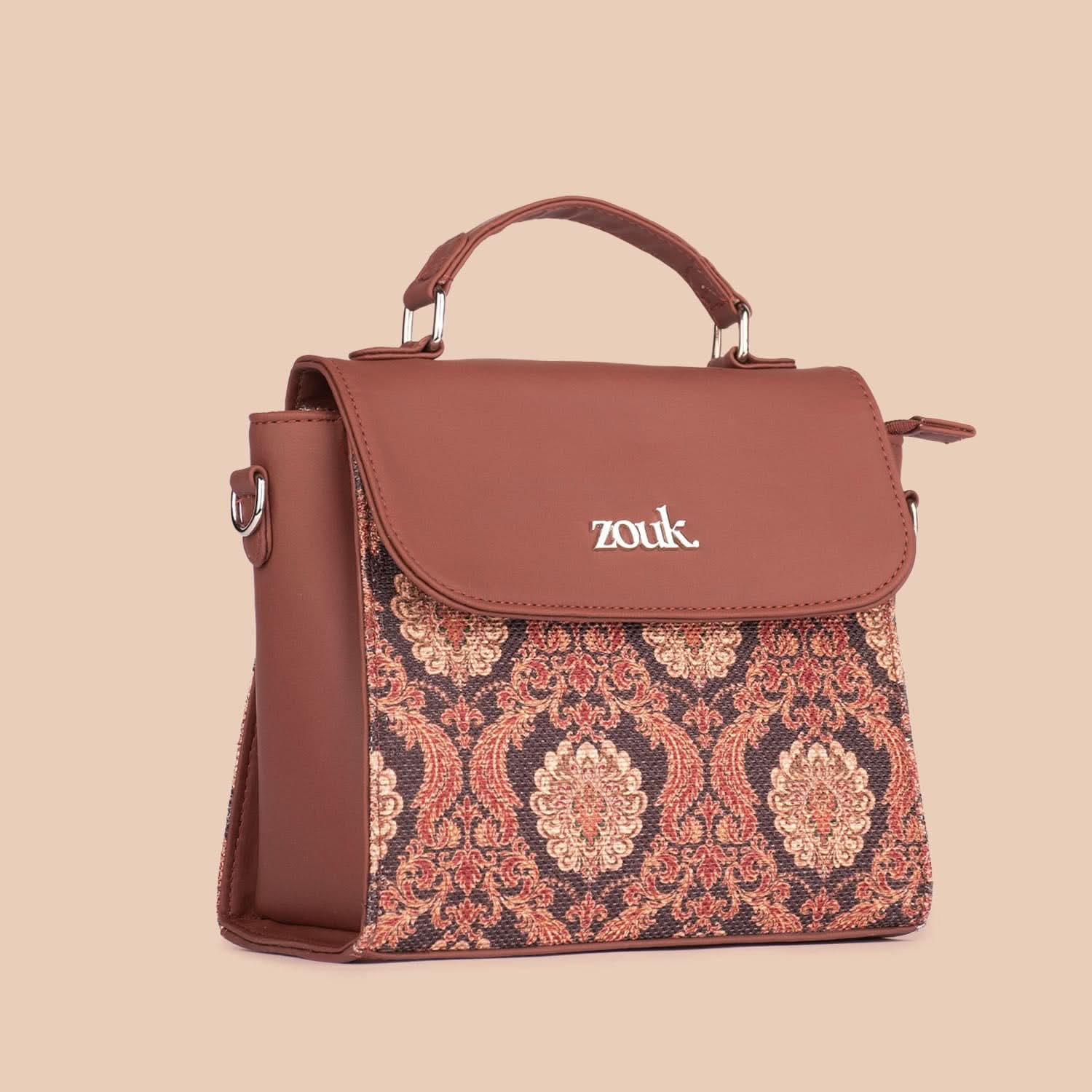 Jodhpur Damask Statement Sling Bag