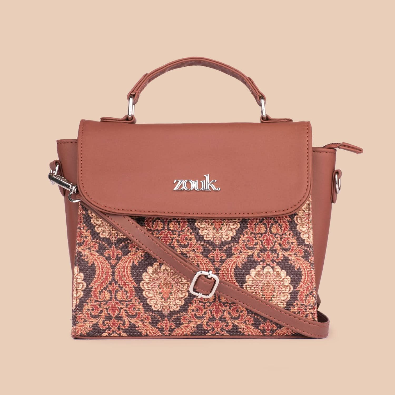 Jodhpur Damask Statement Sling Bag