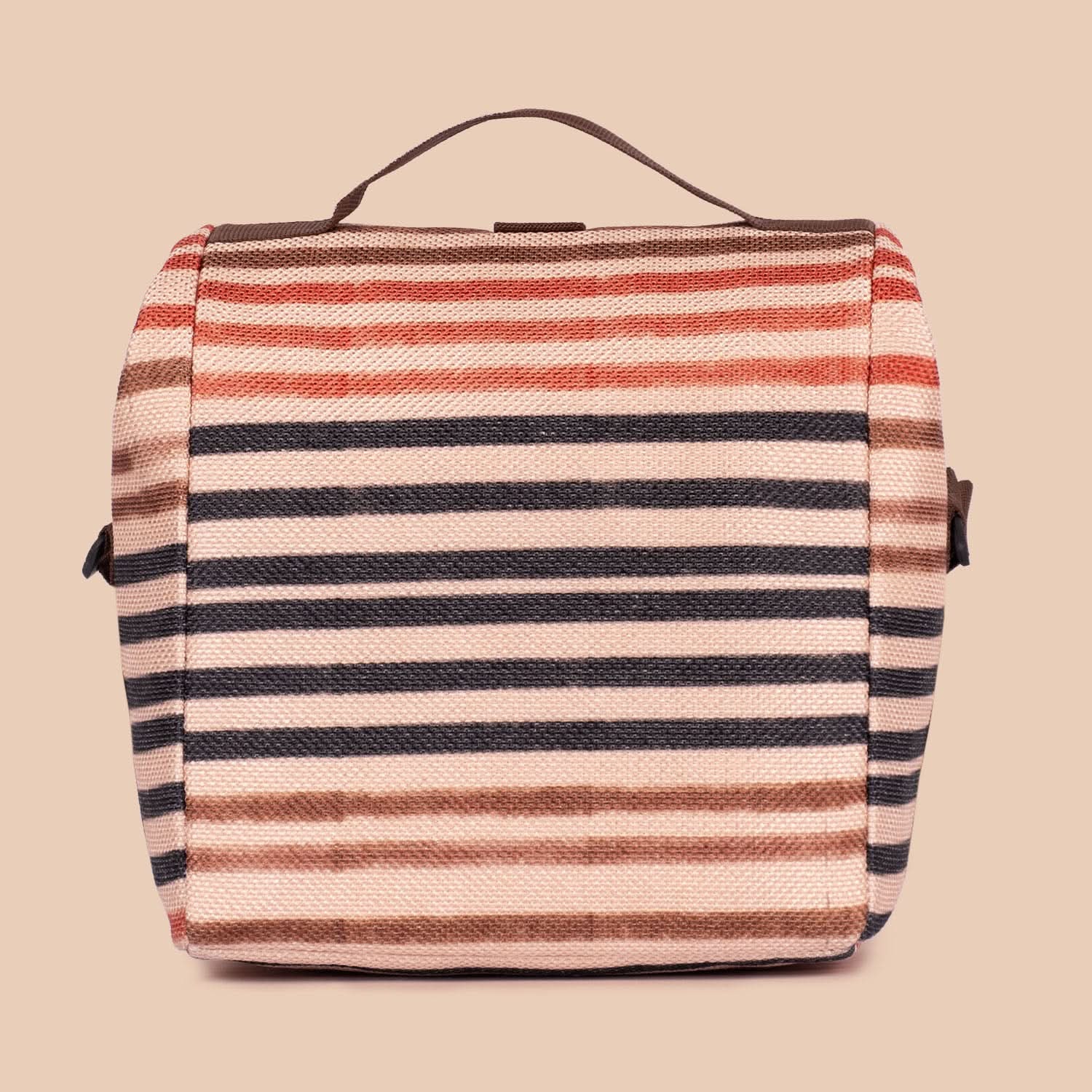 Qutub Stripes Roll Up Lunch Bag
