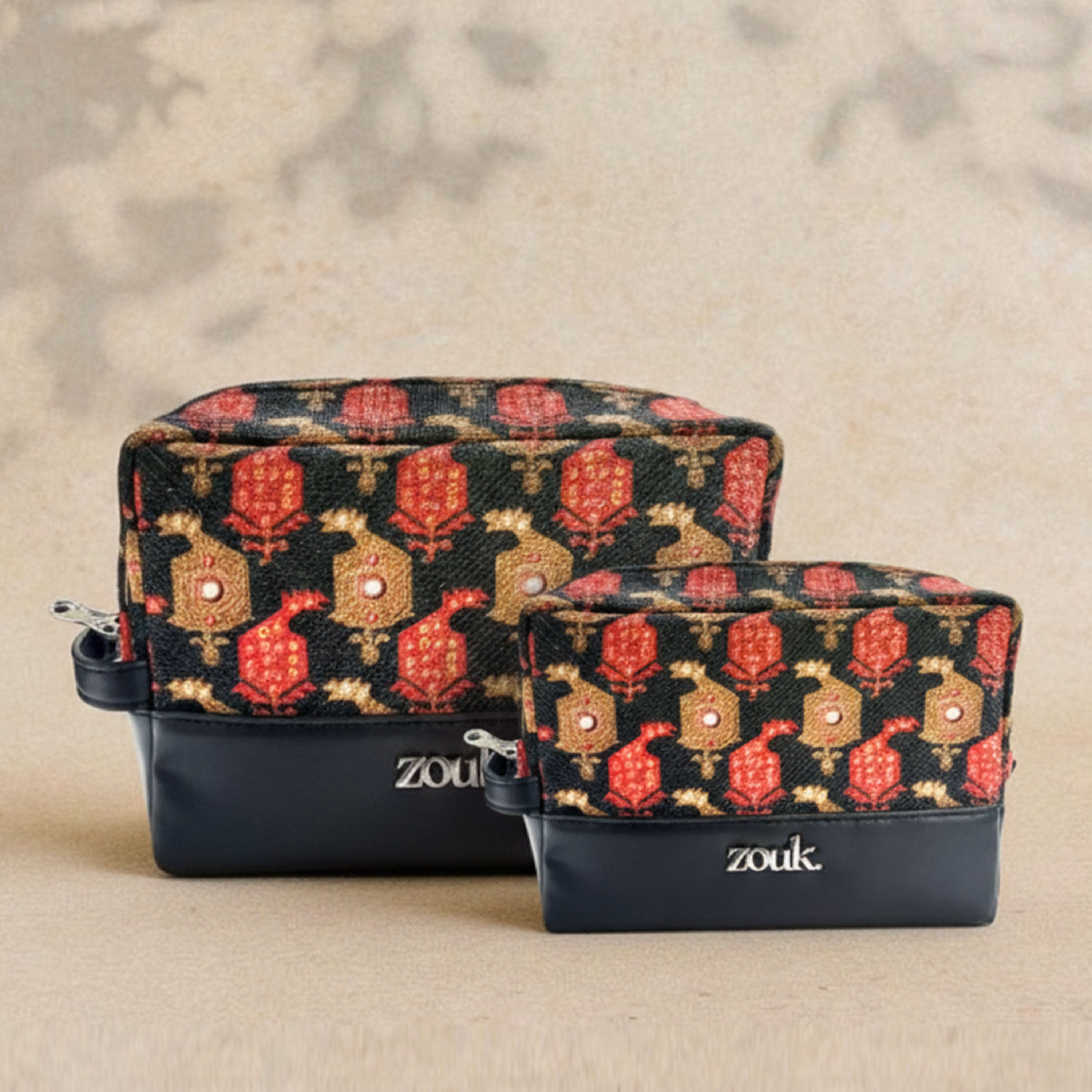 Kashi Kinkhab Raha Travel Pouch (Small+Medium) Combo