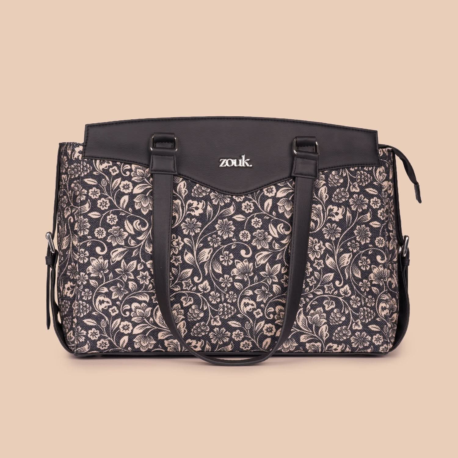 FloMotif & Gwalior Weaves - Women's Work Bag & Flap Sling Bag Combo