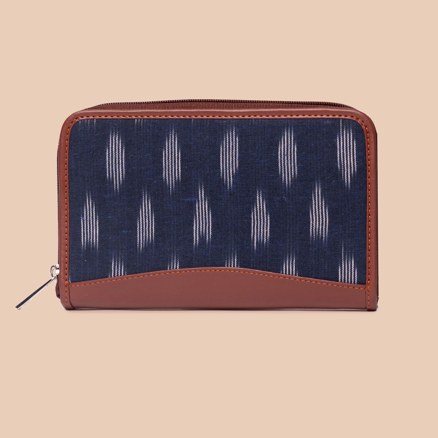 Ikat Jet Blue Chain Wallet