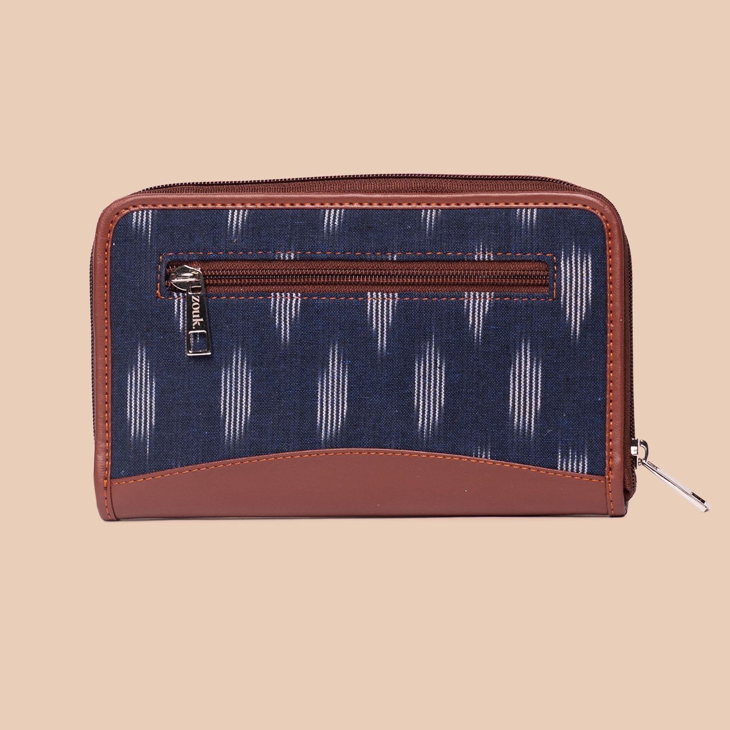 Ikat Jet Blue Chain Wallet