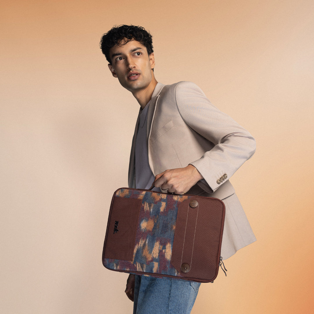 Ajanta Allure Urban Laptop Sleeve - 14inch (Brown)