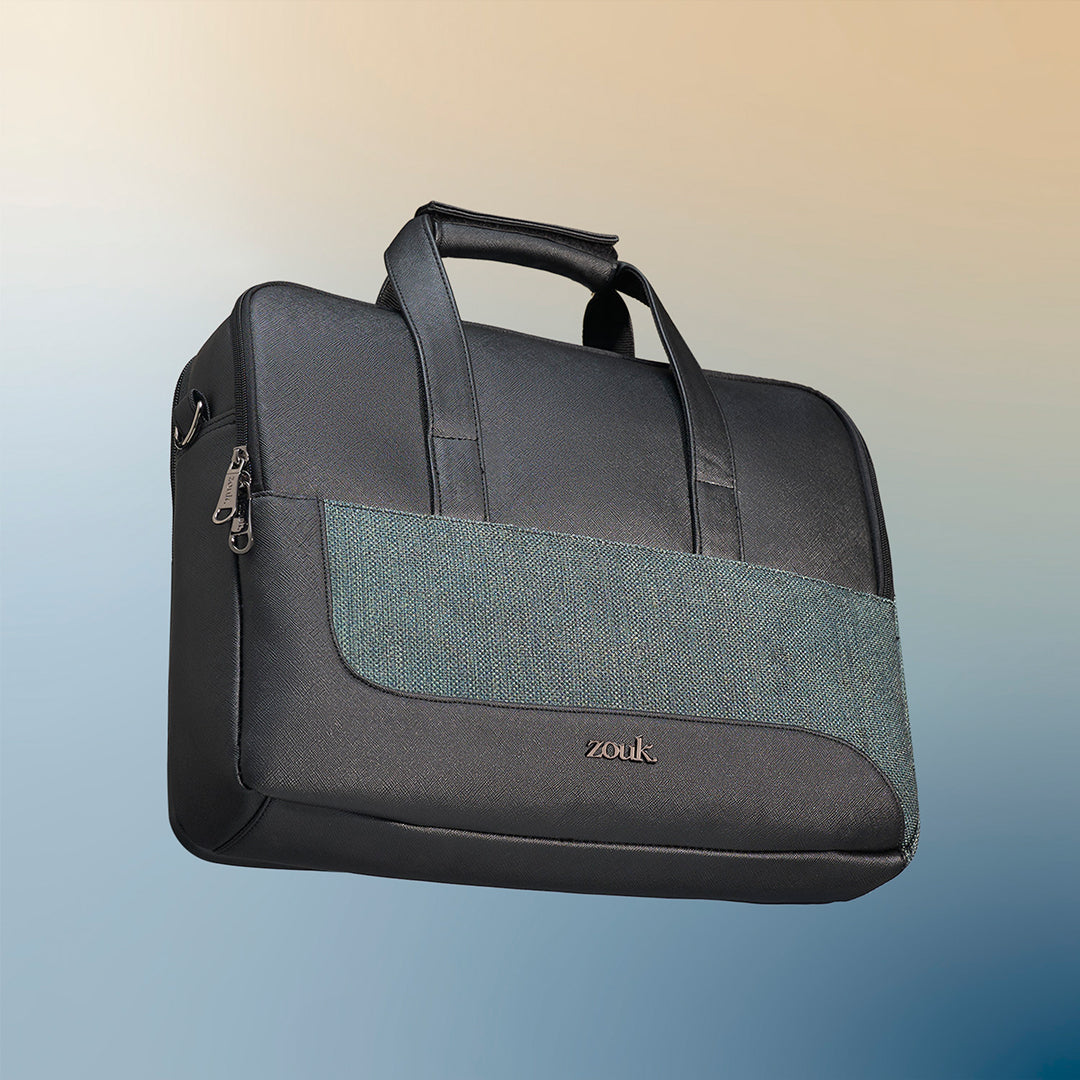 Ajmer Haze Office Laptop Bag (Black)
