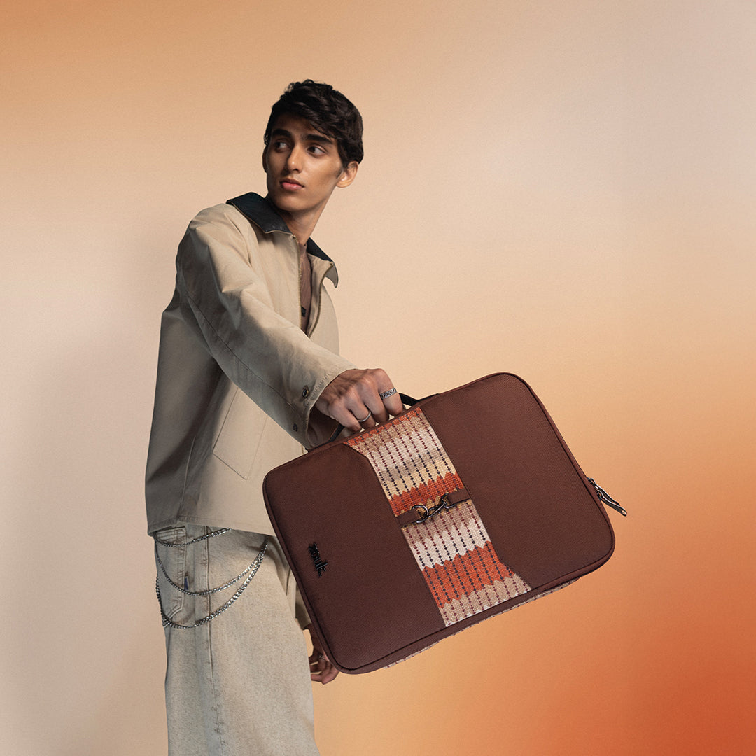 Cochin Cortado Signature Laptop Sleeve - 14inch (Brown)