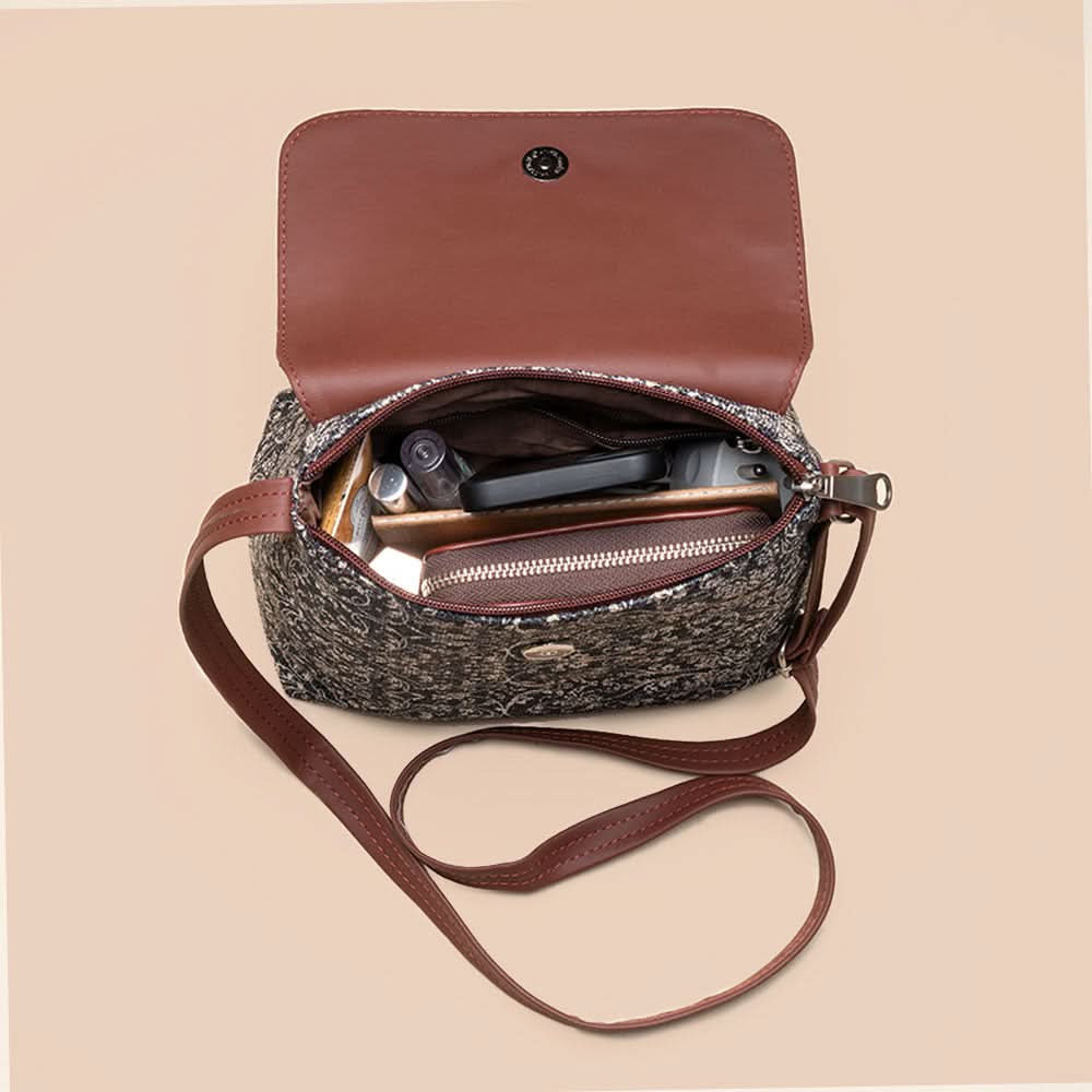 Agra Floral Flap Sling Bag