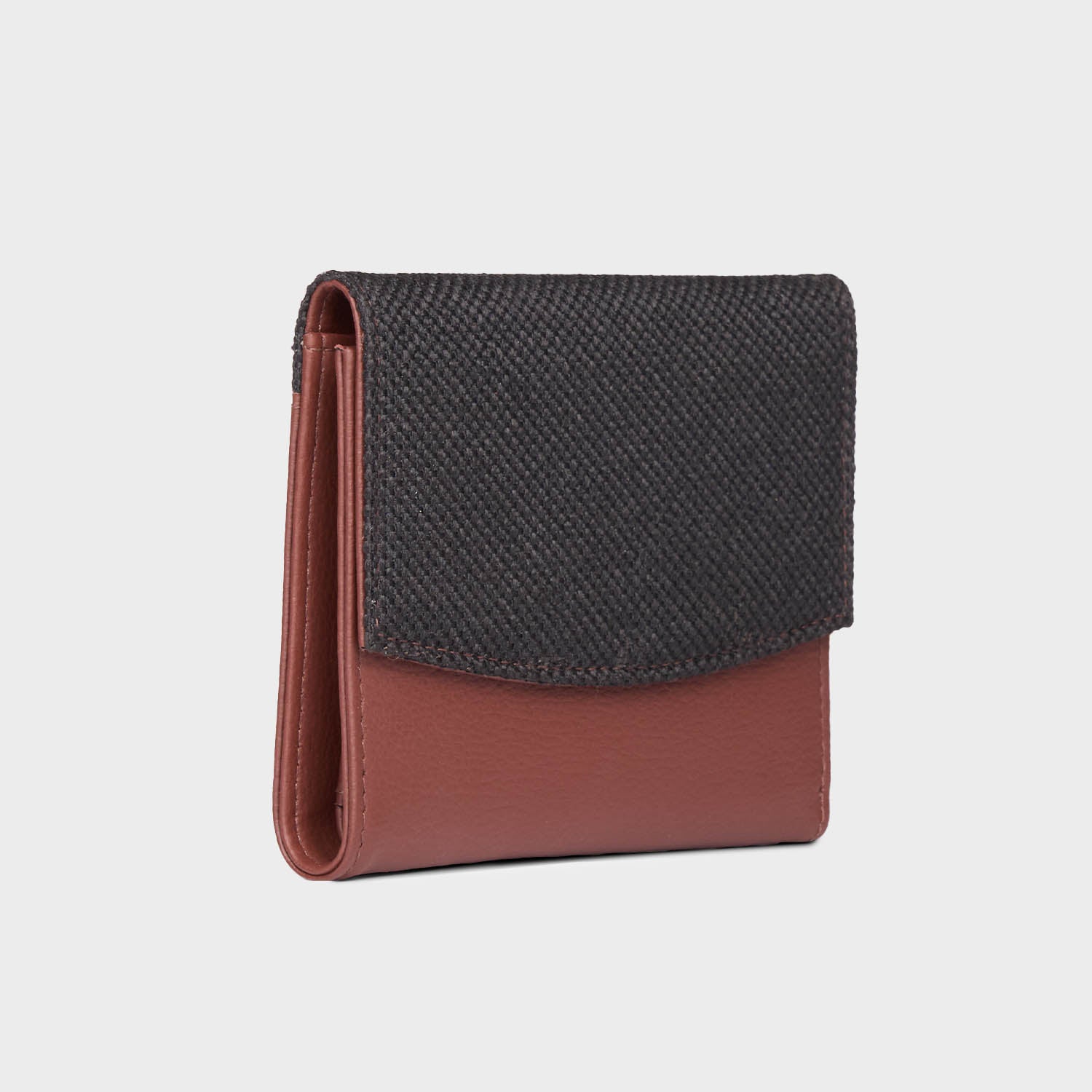 Jet Black Sia Bi-Fold Wallet