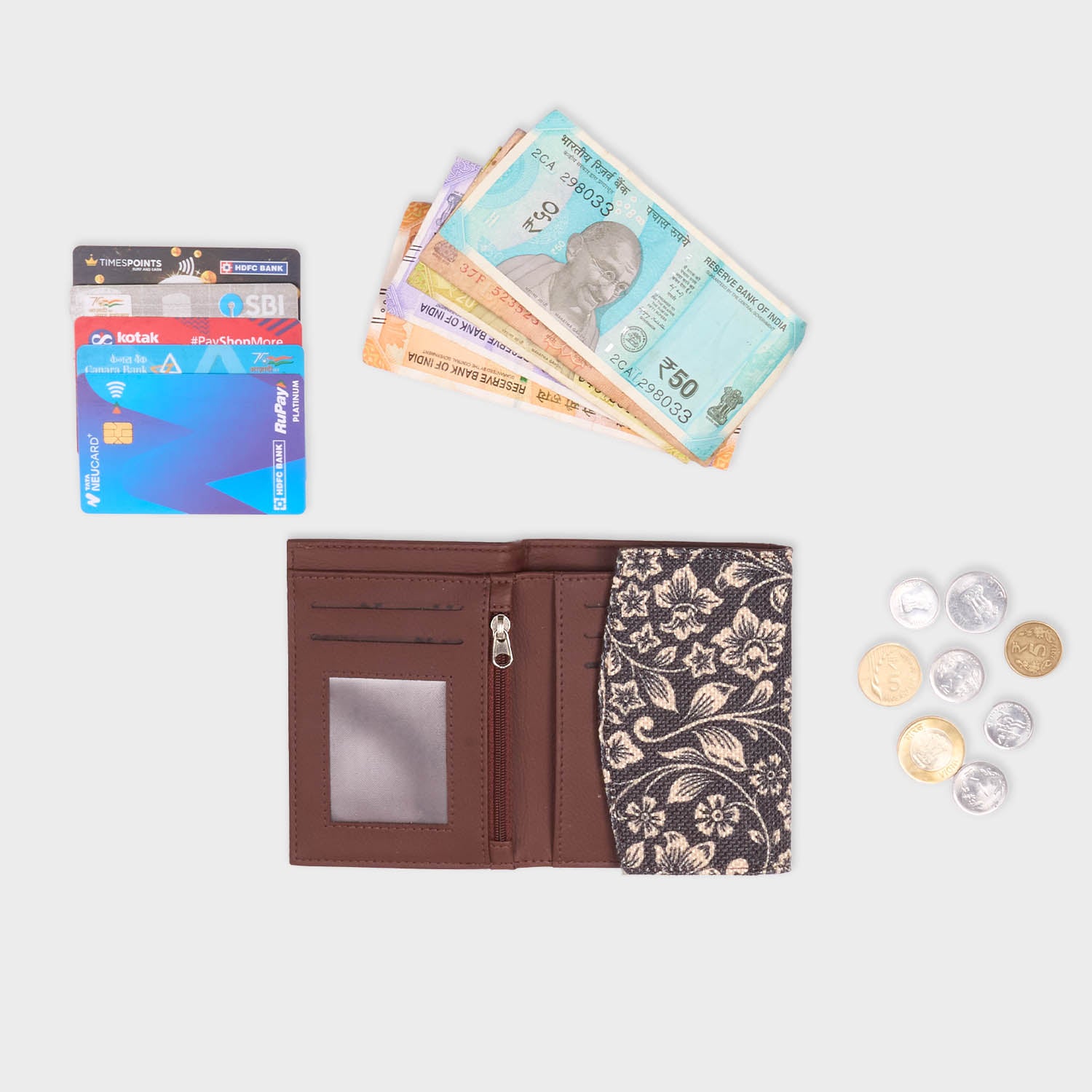 FloMotif Sia Bi-Fold Wallet