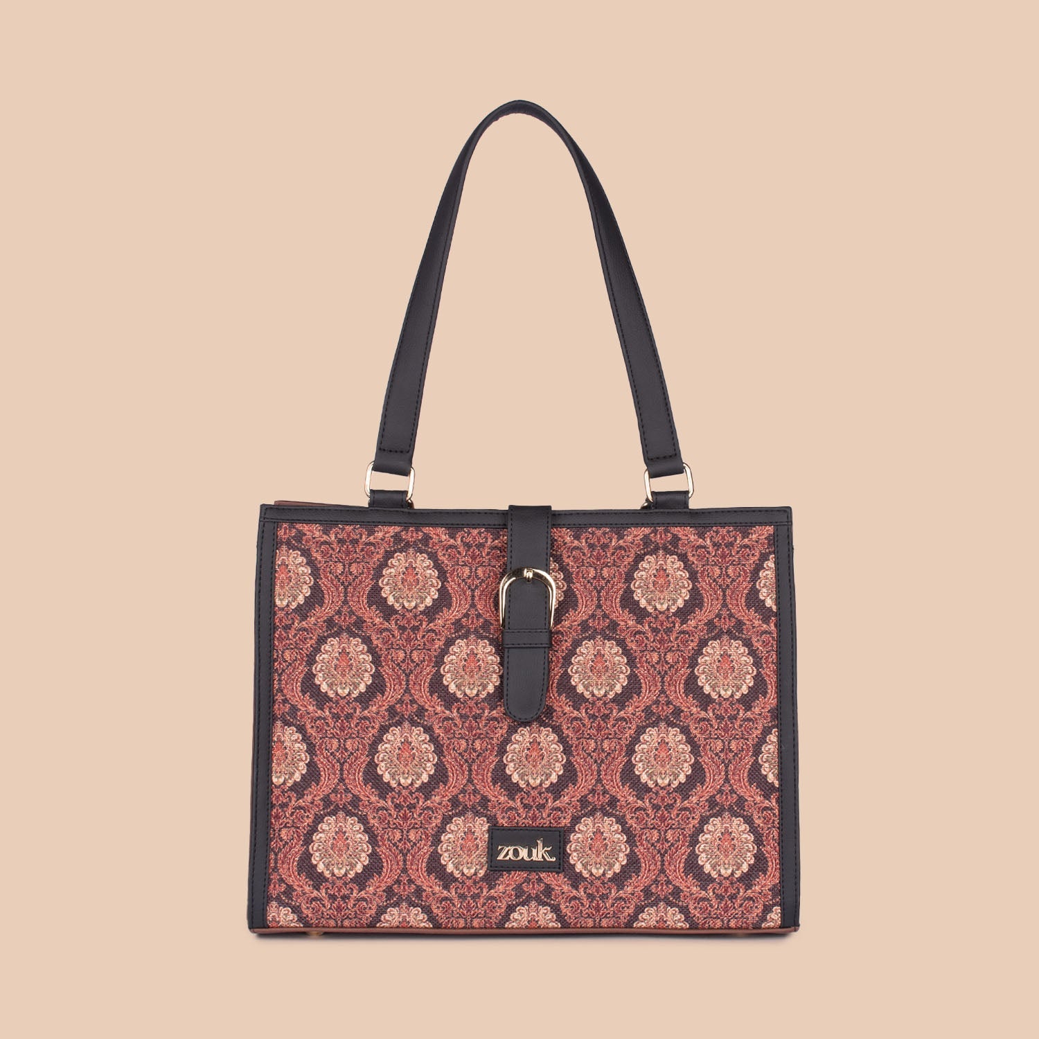 ZIP-Rhea Kapoor Office Bag - Jodhpur Damask