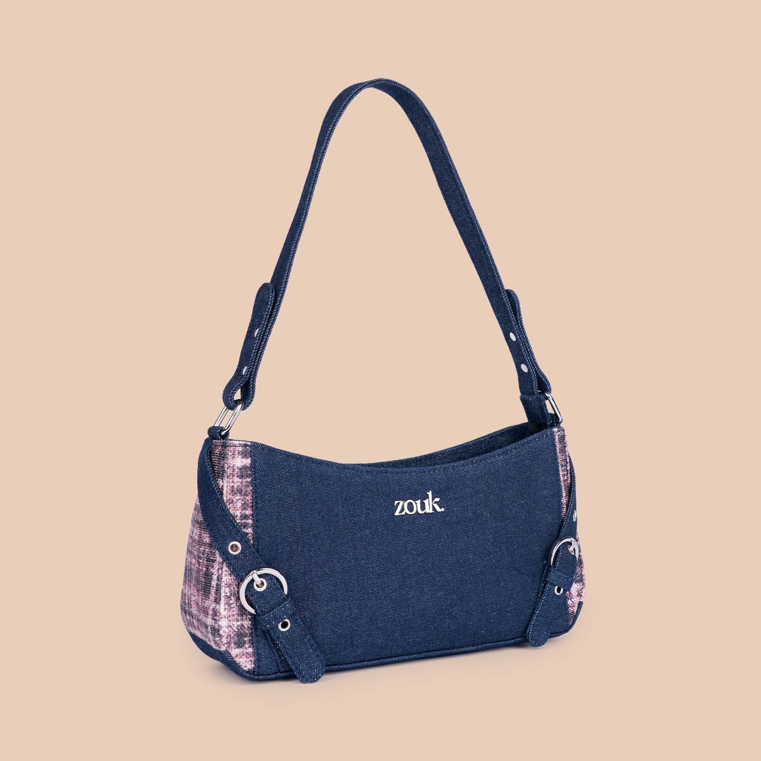 ZIP-Lyra Baguette - Cashmere Noir (Pink)