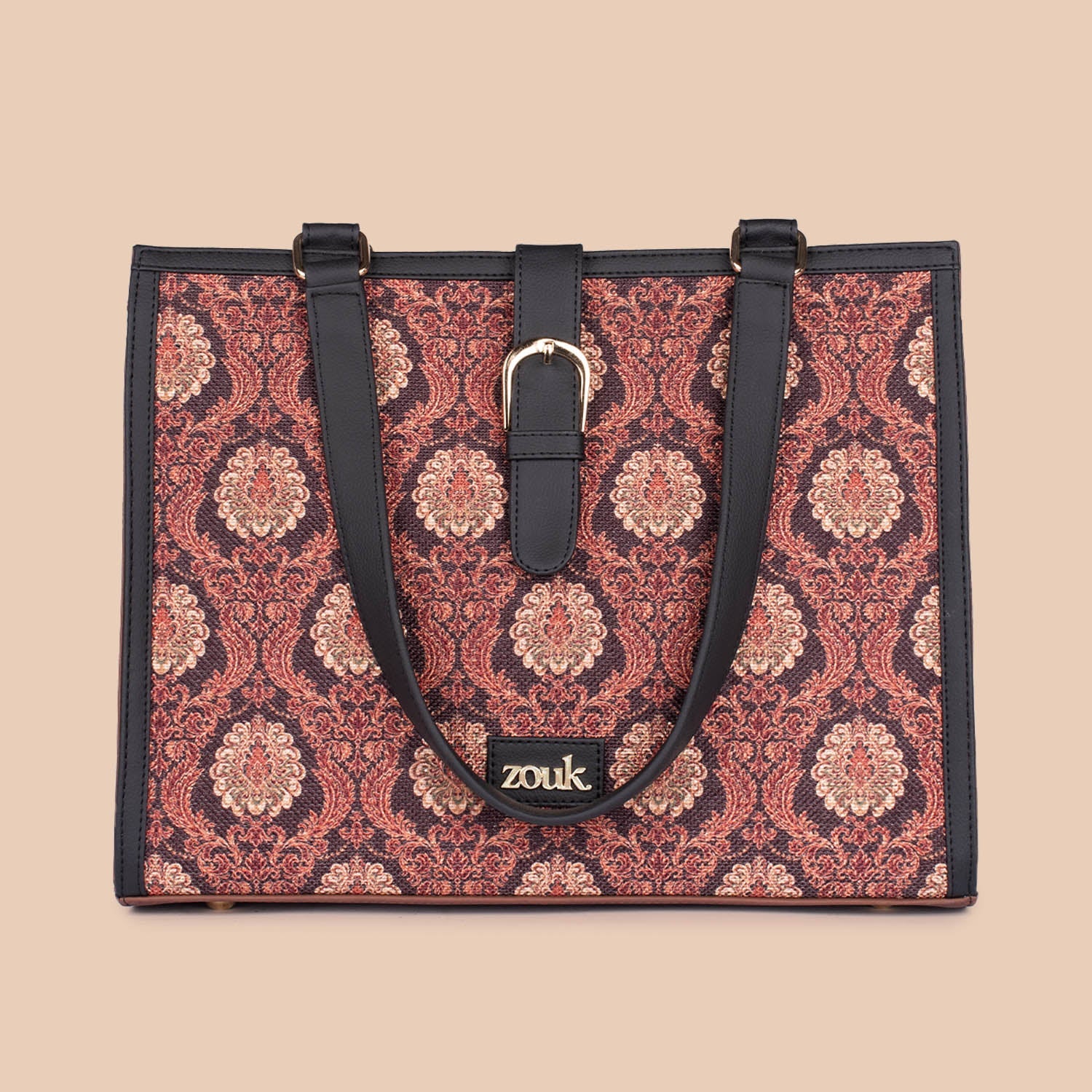 ZIP-Rhea Kapoor Office Bag - Jodhpur Damask