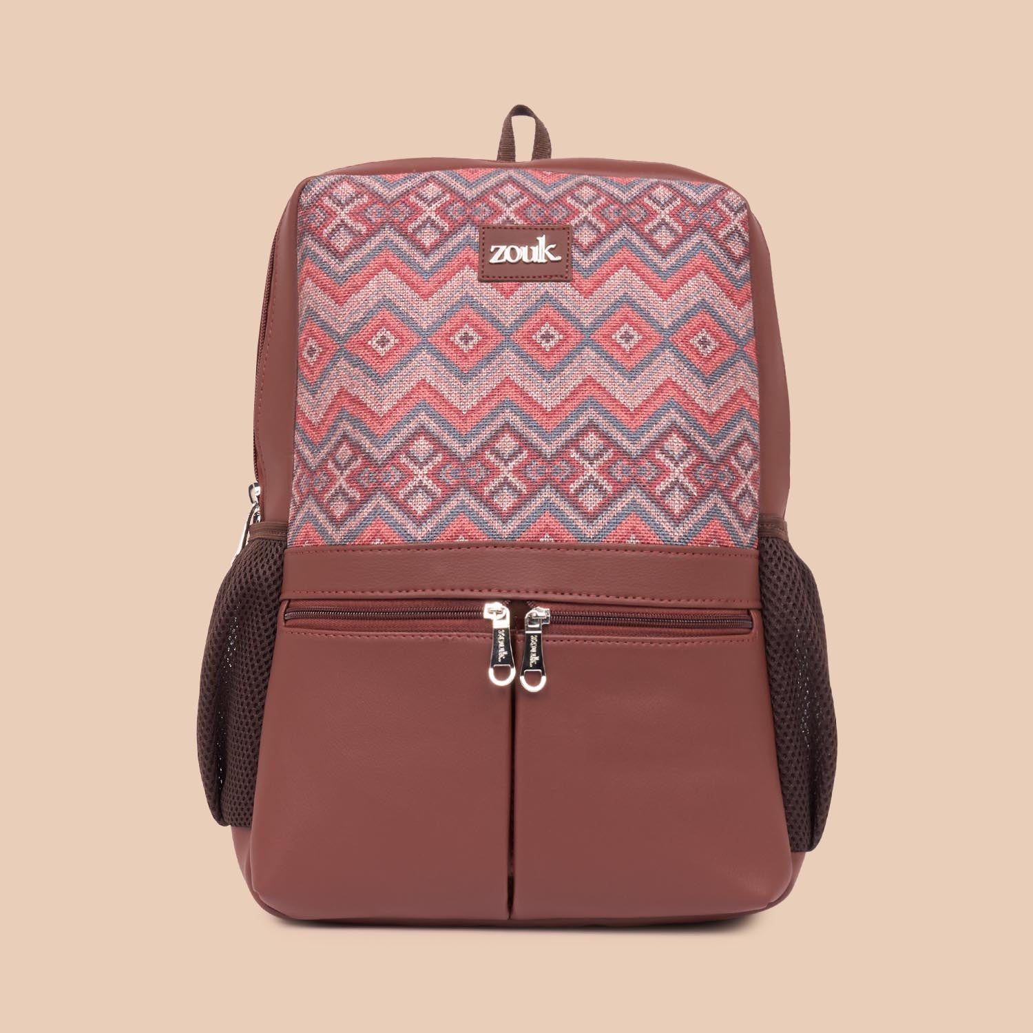 Gwalior Weaves Office Backpack (Brown) - Men's Collection