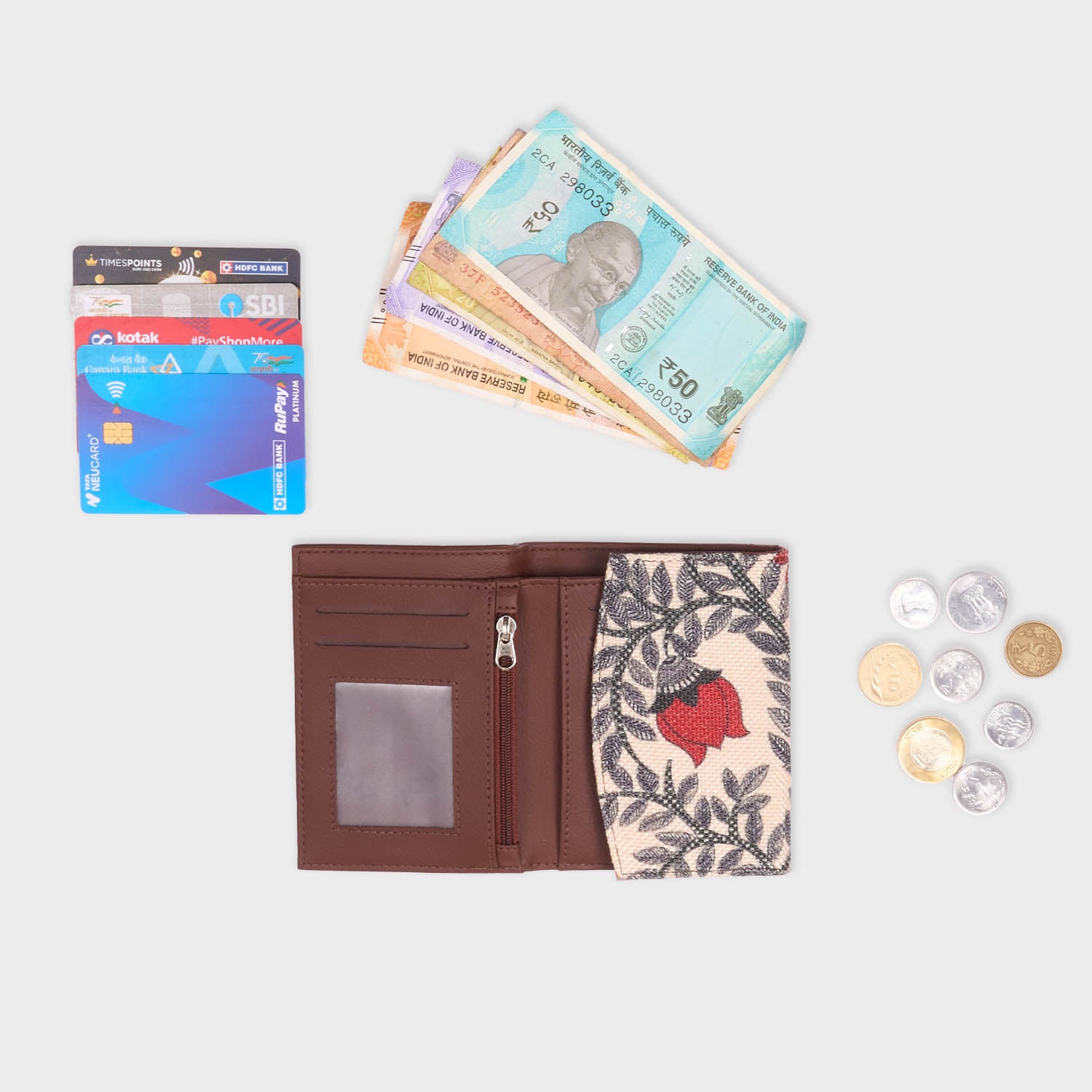 Nawabi Couture Sia Bi-Fold Wallet