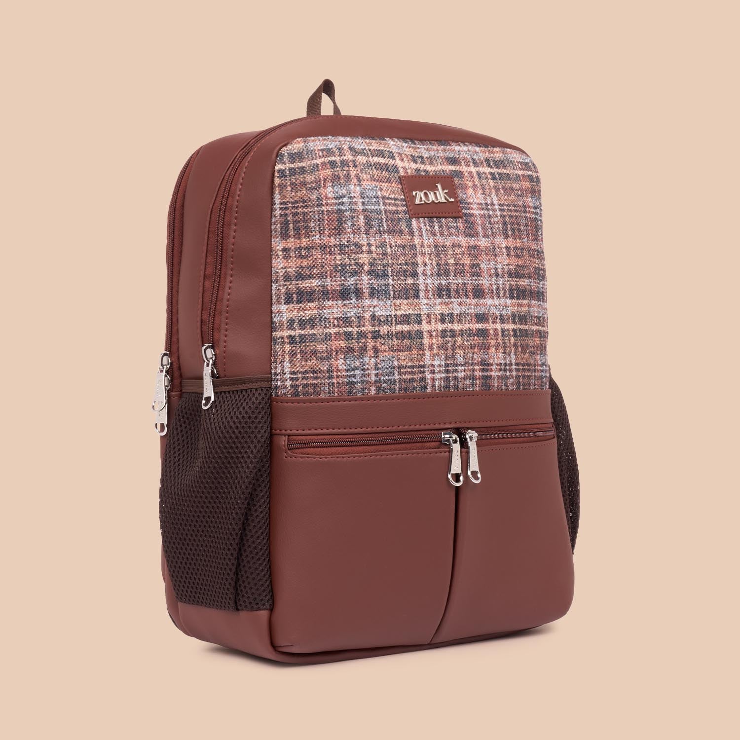 Cashmere Noir (Copper) Office Backpack (Brown)