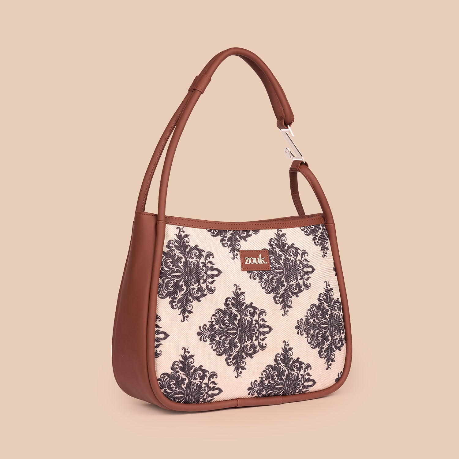 Mughal Motif Sleek Shoulder Bag