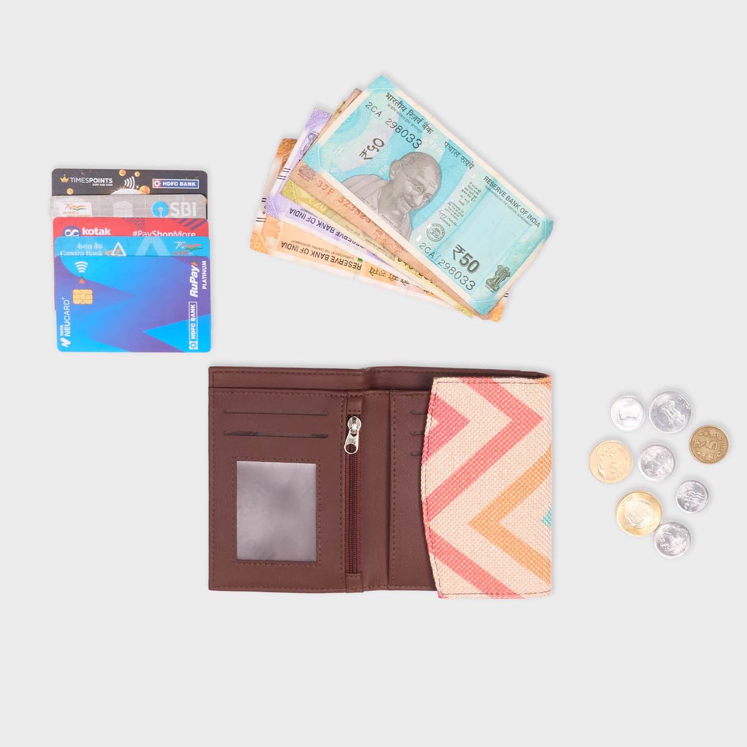 WavBeach Sia Bi-Fold Wallet
