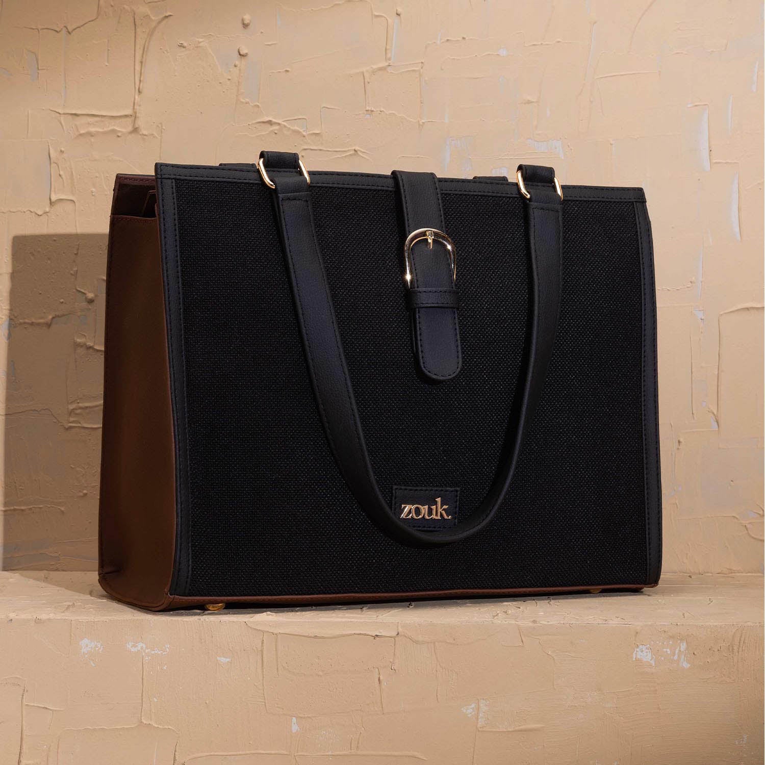 Rhea Kapoor Office Bag - Jet Black