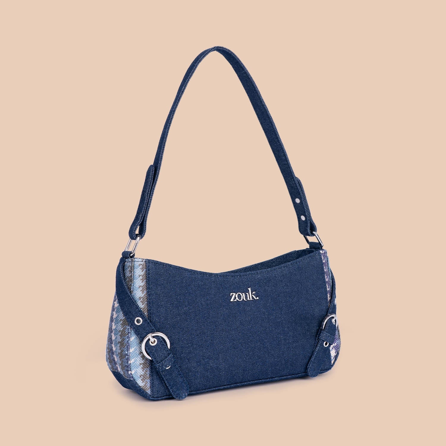 ZIP-Lyra Baguette - Bombay Houndstooth