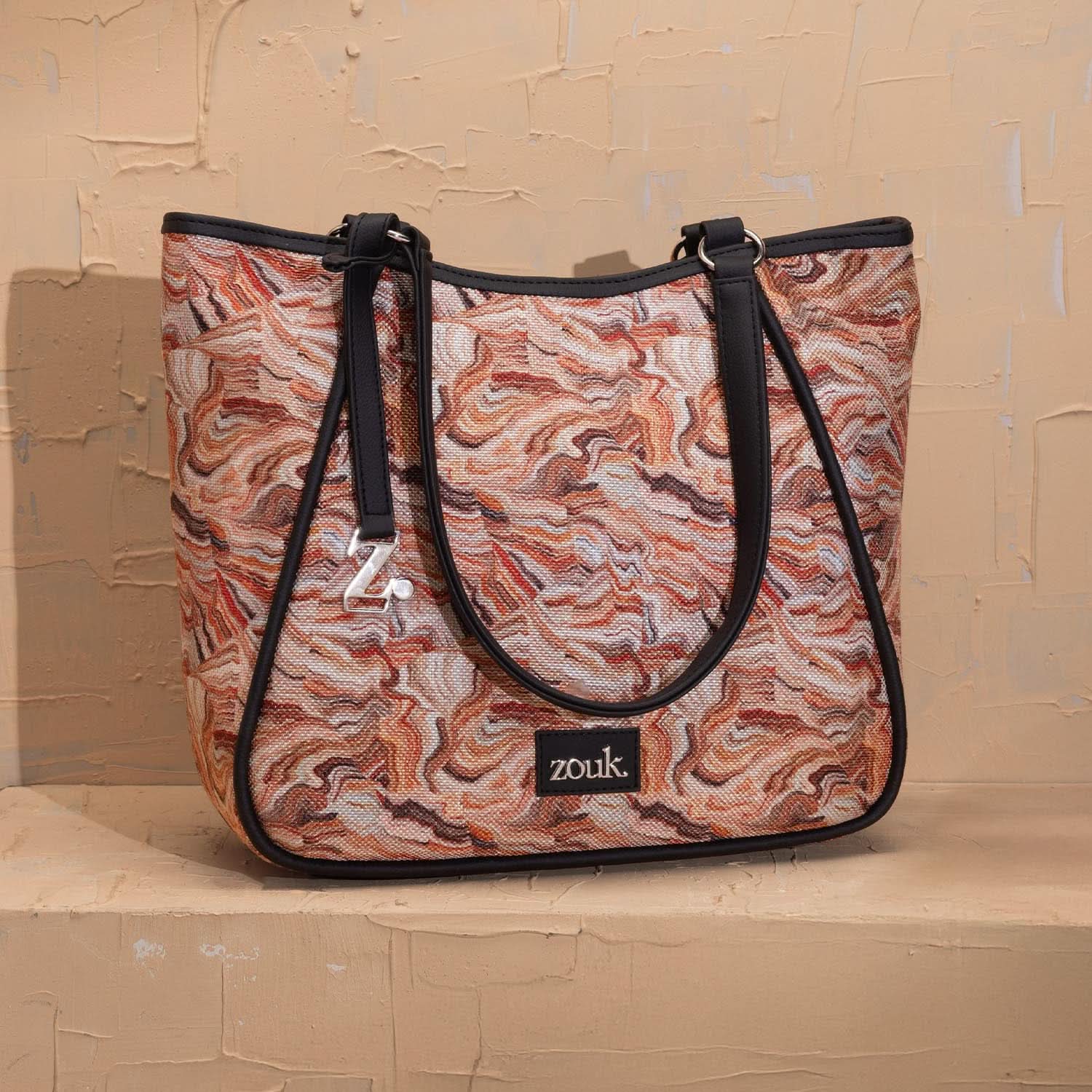 Rhea Kapoor Naisha Tote Bag - Nicobar Coral