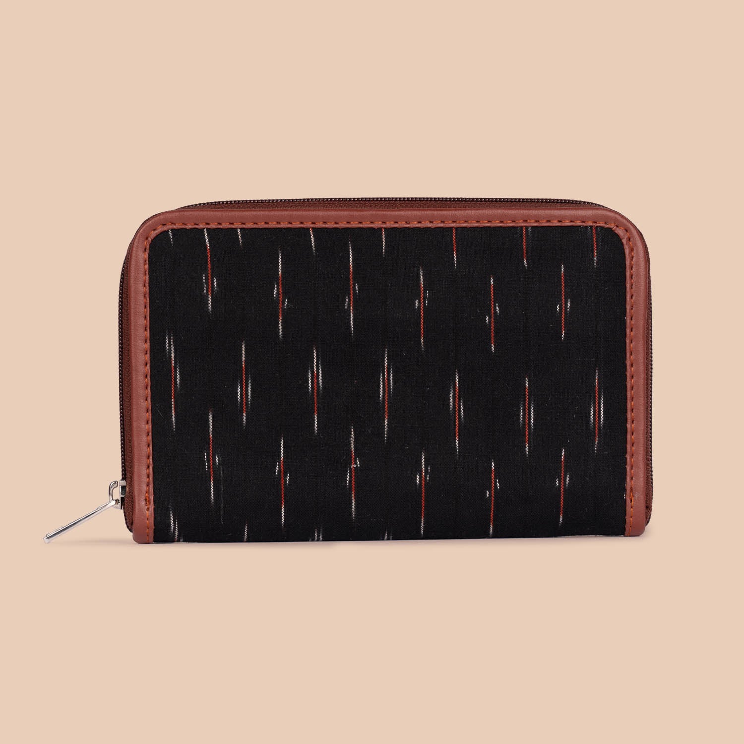Ikat GreRed Classic Zipper Wallet