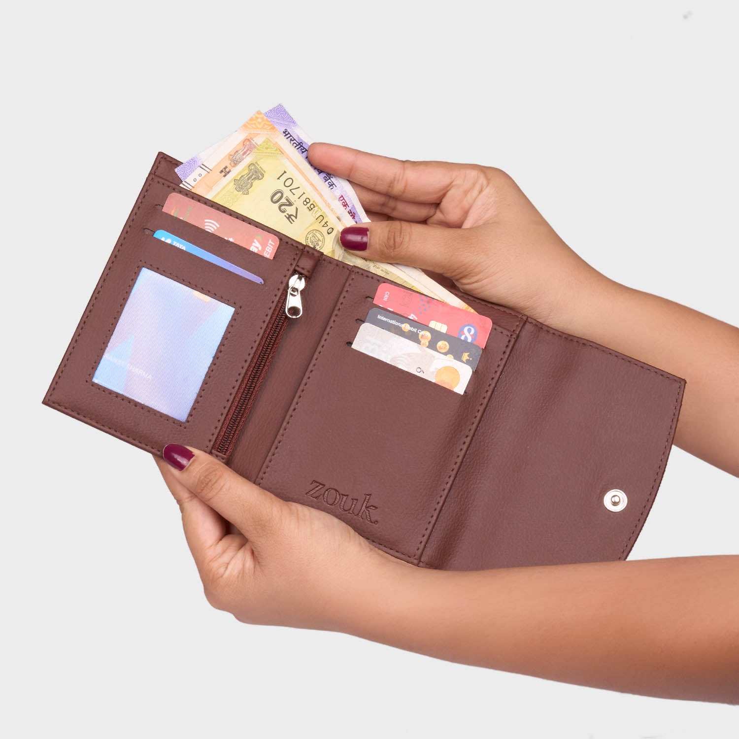 Paisley Print Sia Bi-Fold Wallet