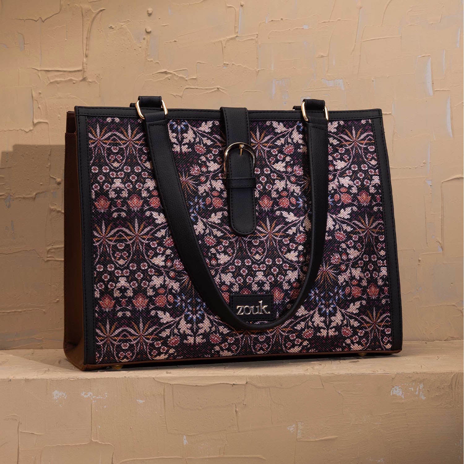Rhea Kapoor Office Bag - Kashmir Blooms