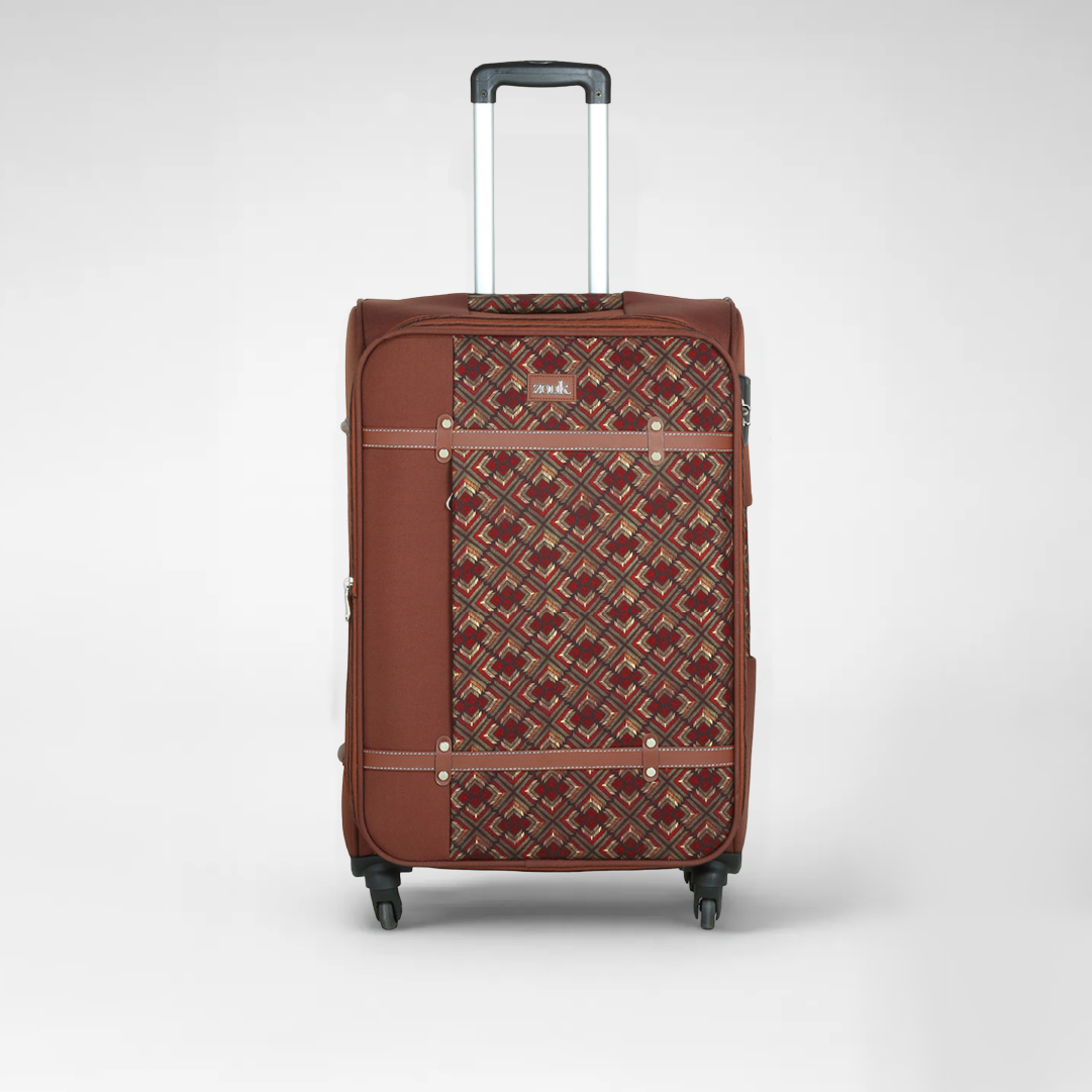 Amritsar Phulkari Saira Trolley Bag Combo