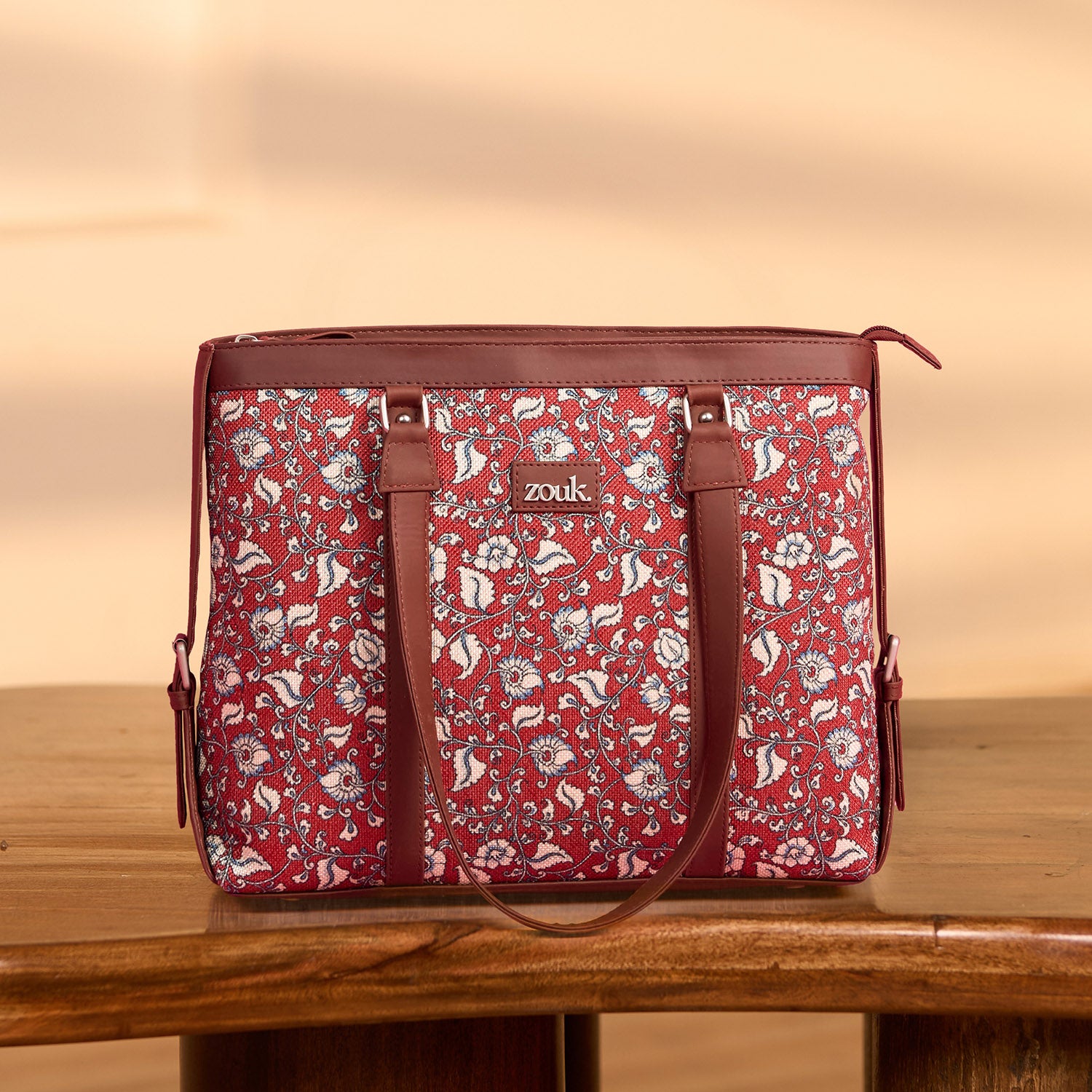 Chittoor Red Kalamkari Women's Office Bag