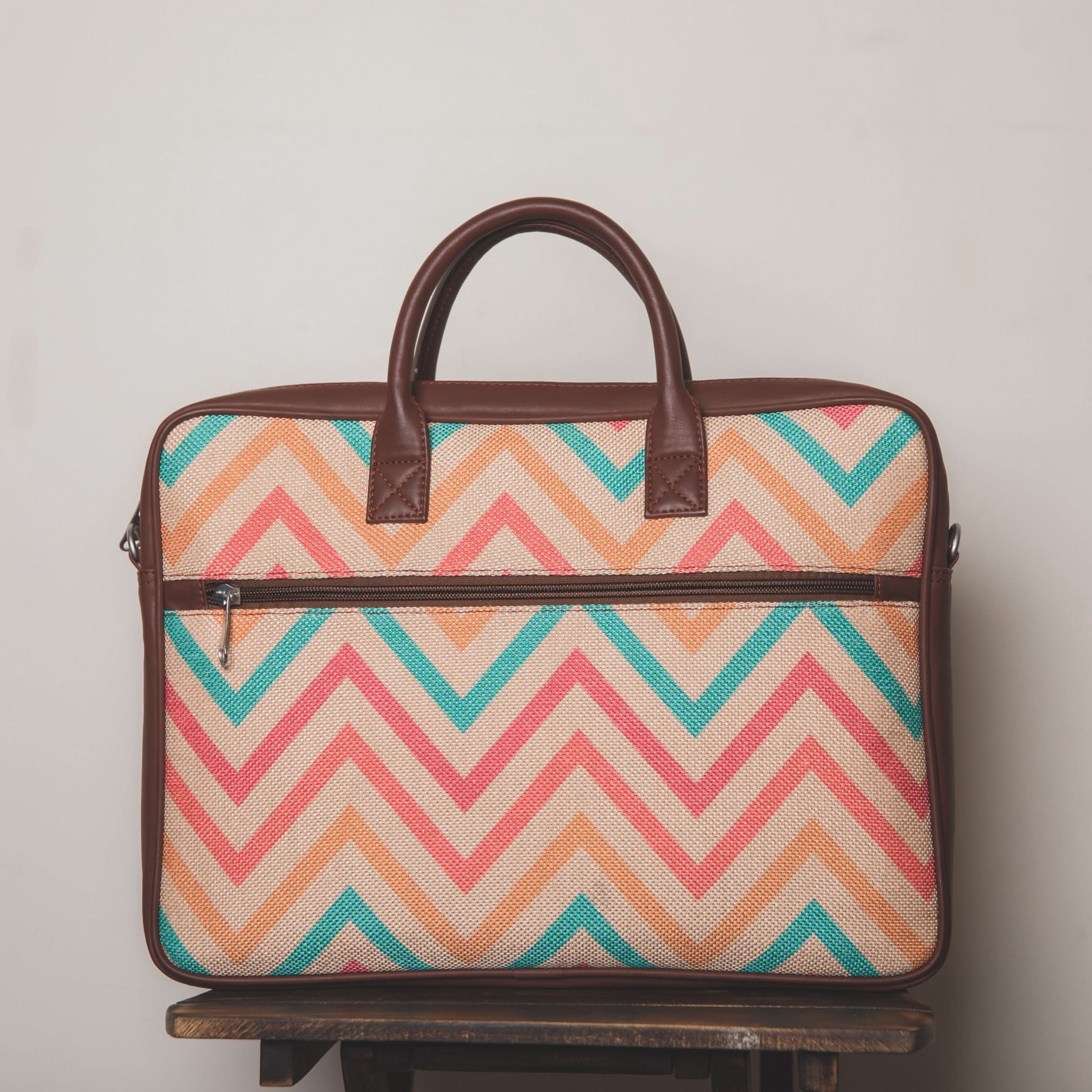 WavBeach - Laptop Bag & Flap Sling Bag Combo