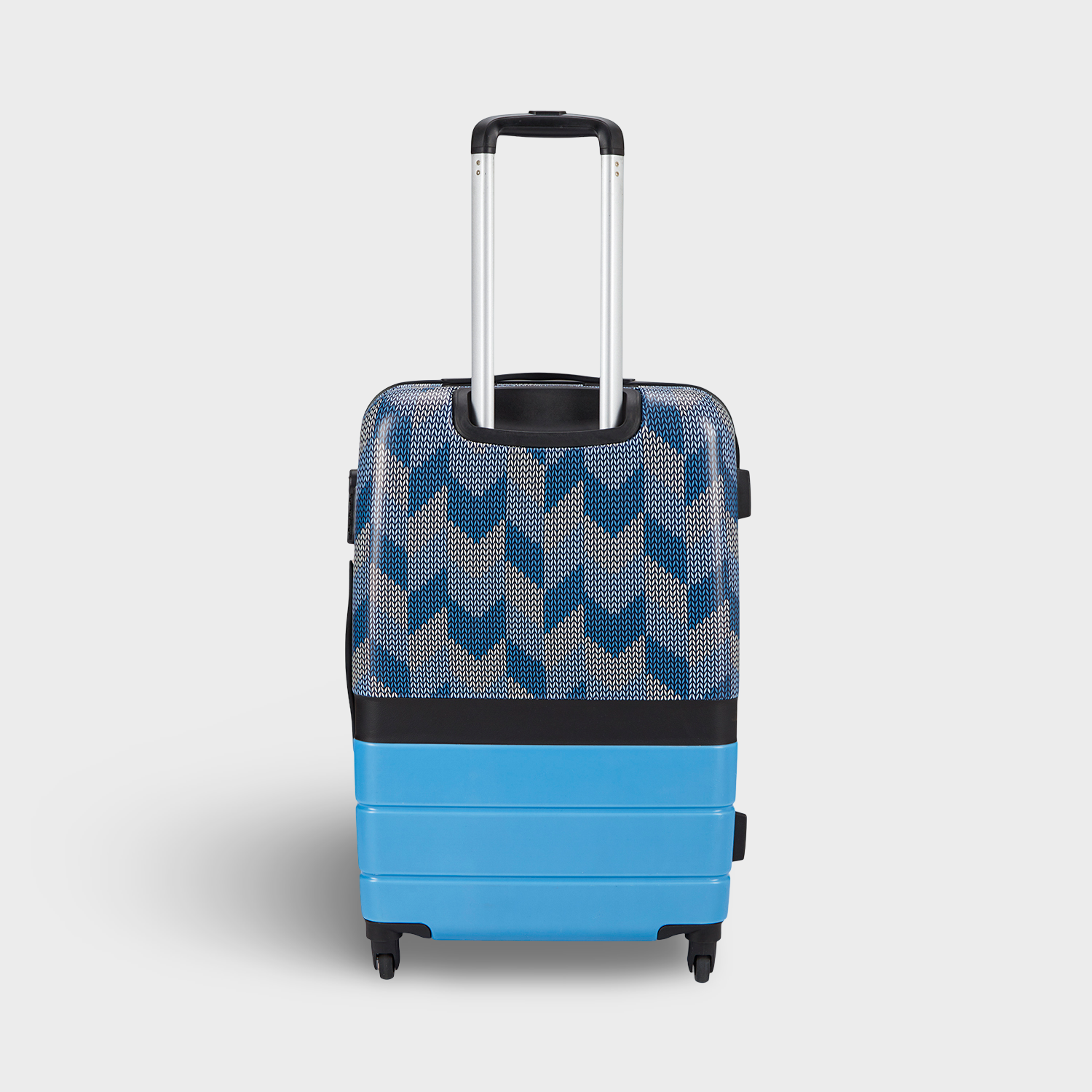 Himachal Chevron Blue Raahi Trolley Bag