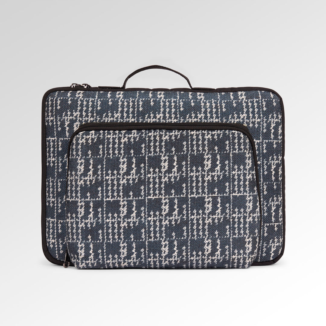 Madras Monochrome Urban Laptop Sleeve - 14inch (Black)