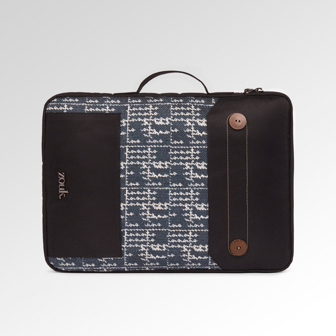Madras Monochrome Urban Laptop Sleeve - 14inch (Black)