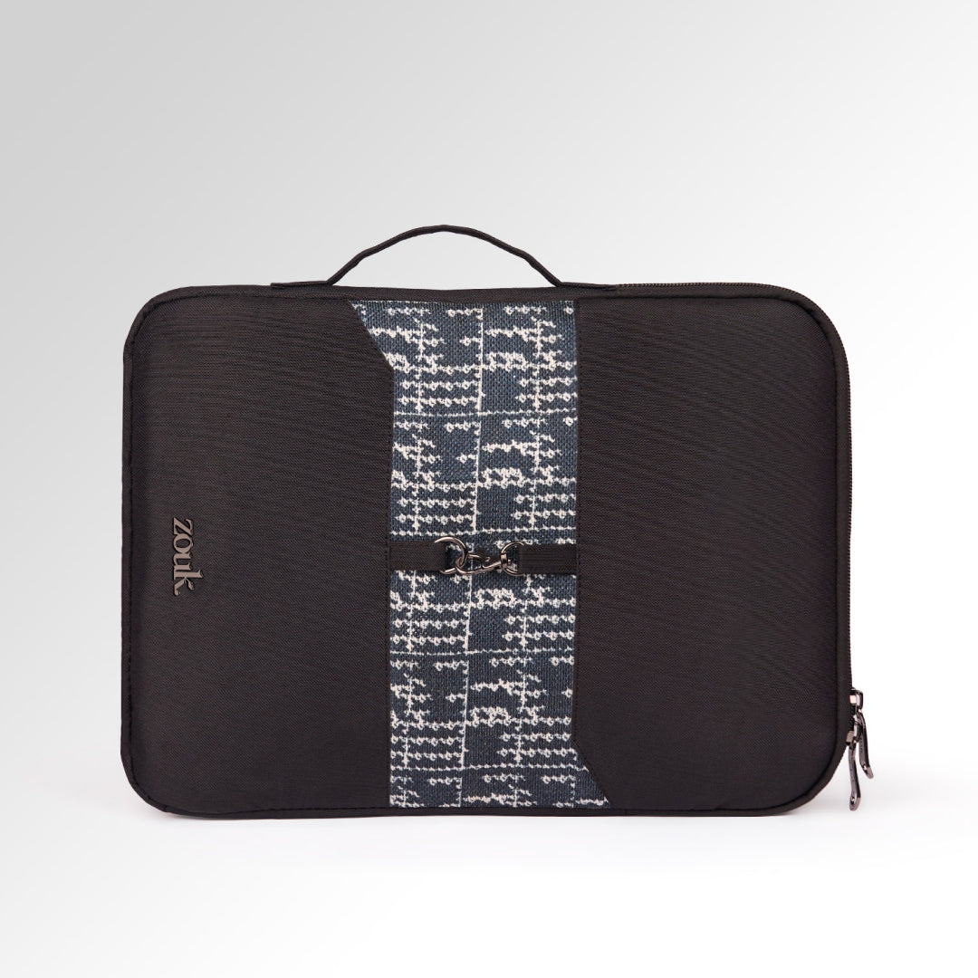 Madras Monochrome Signature Laptop Sleeve - 14inch (Black)