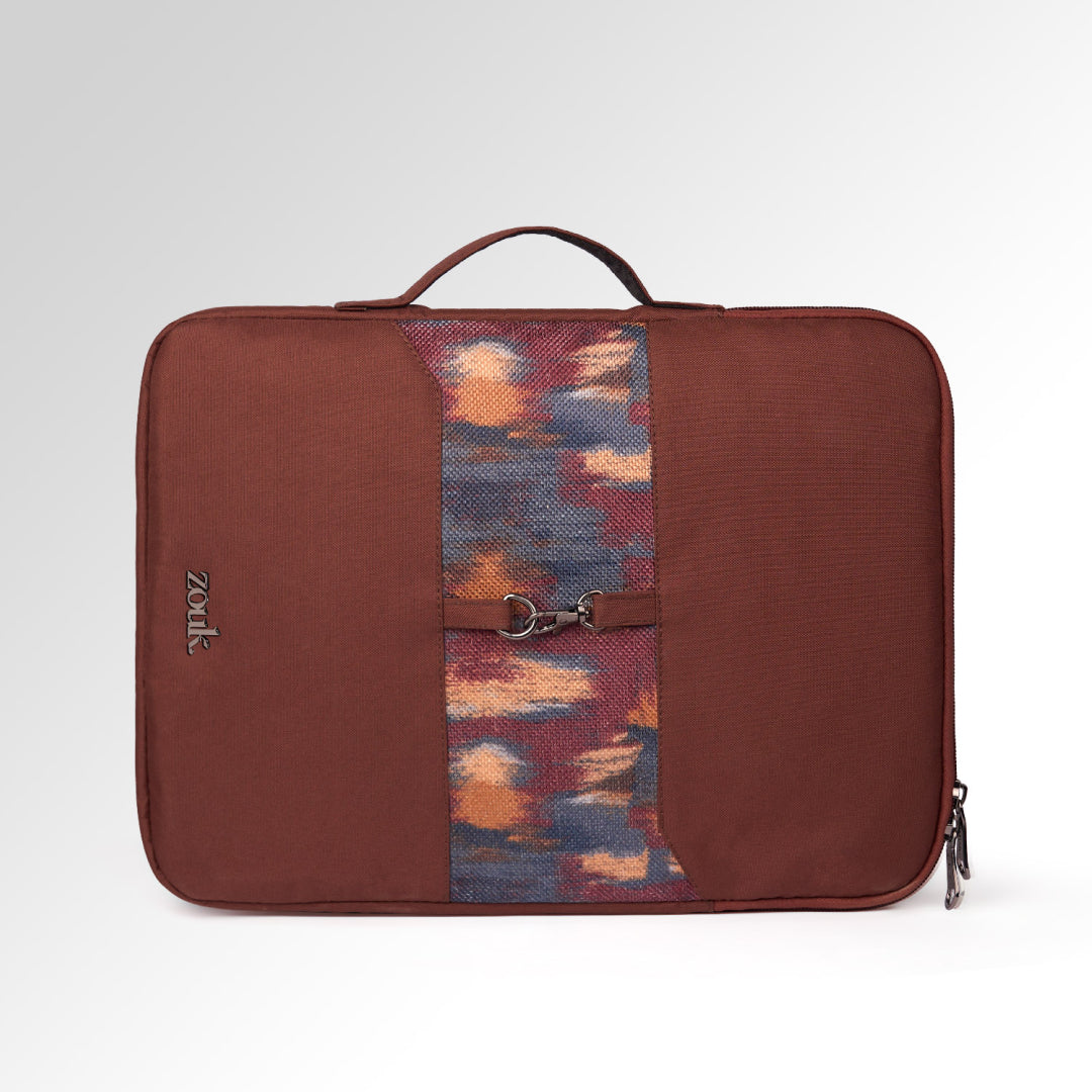 Ajanta Allure Signature Laptop Sleeve - 14inch (Brown)