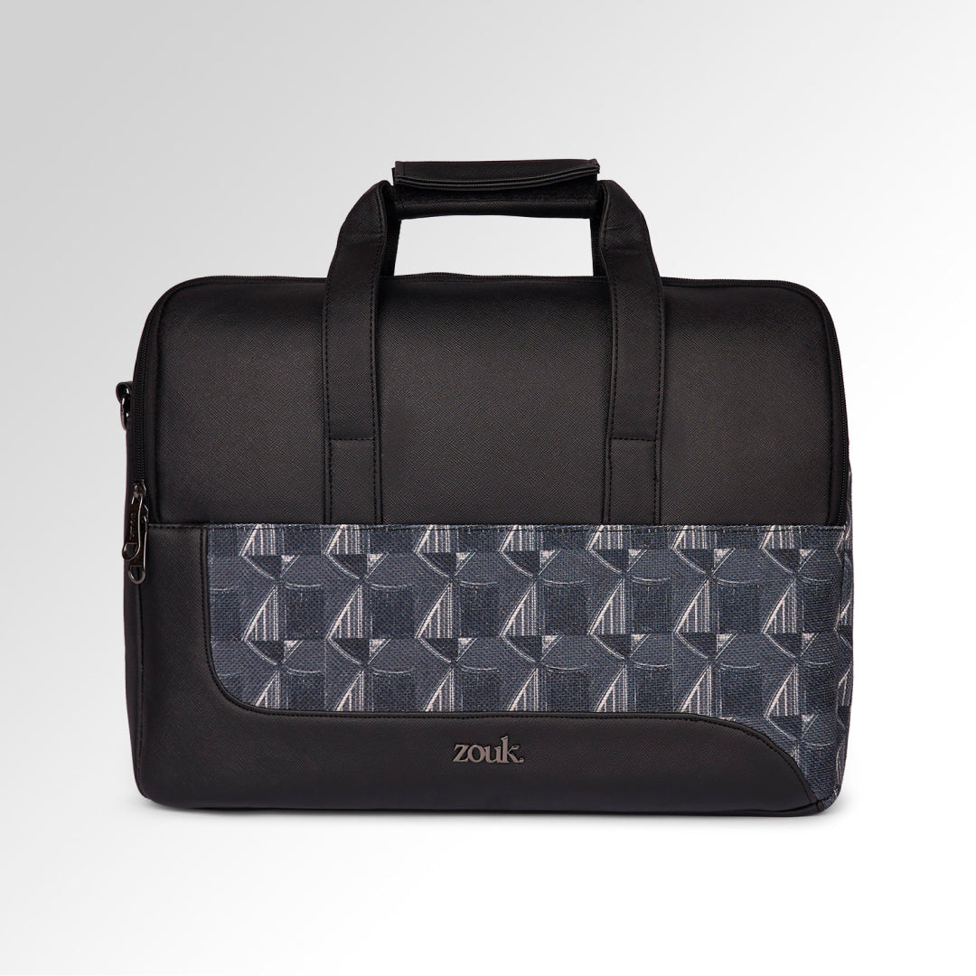Kochi Carbon Office Laptop Bag (Black)