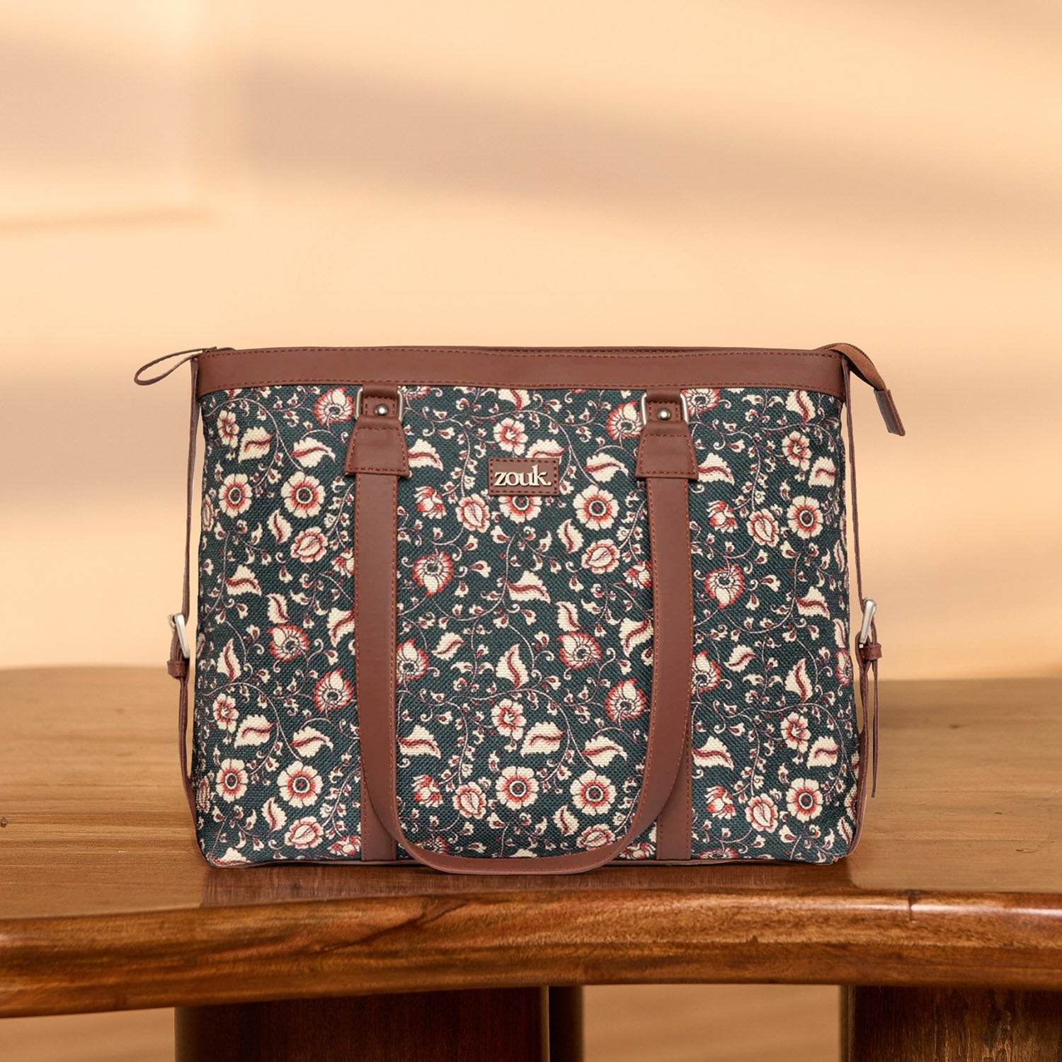 Chittoor Blue Kalamkari Women's Office Bag