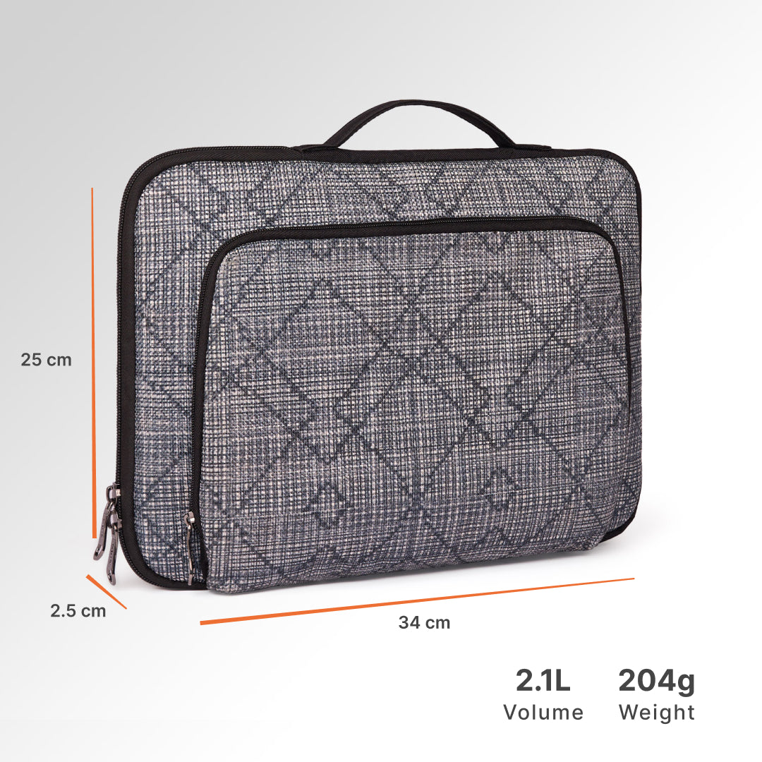 Calcutta Pixels Signature Laptop Sleeve - 14inch (Black)