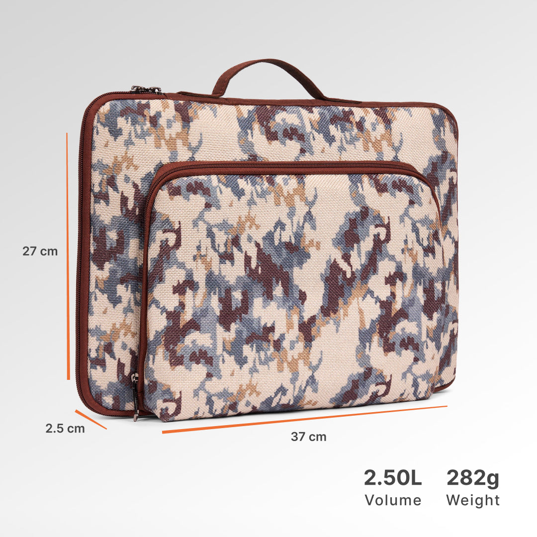 Kasauli Cipher Urban Laptop Sleeve - 15.6inch (Brown)