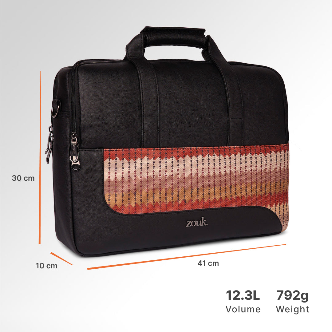 Cochin Cortado Office Laptop Bag (Black)