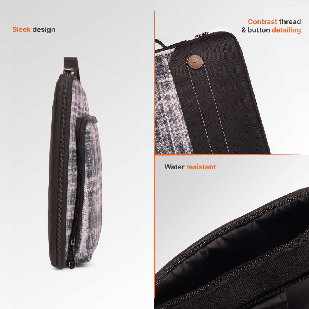 Leh Grit Urban Laptop Sleeve - 14inch (Black)