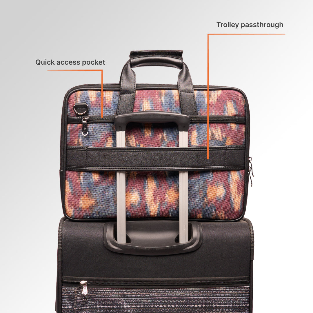 Ajanta Allure Executive Laptop Bag (Black)