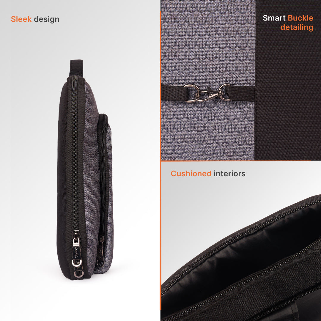Zanskar Zenith Signature Laptop Sleeve - 14inch (Black)