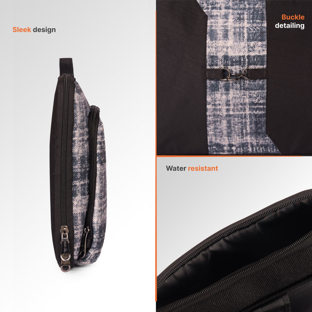 Leh Grit Signature Laptop Sleeve - 16inch (Black)